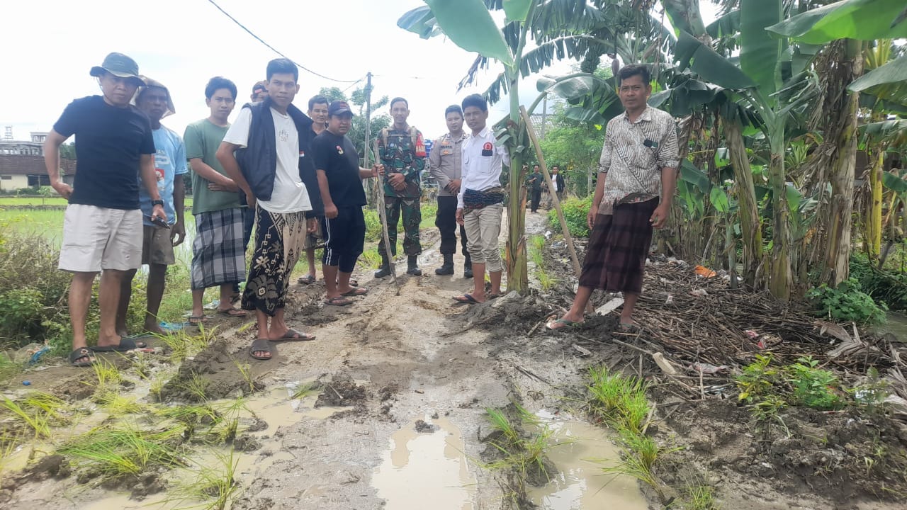 Aksi Tanam Pisang Warga Desa Wakan